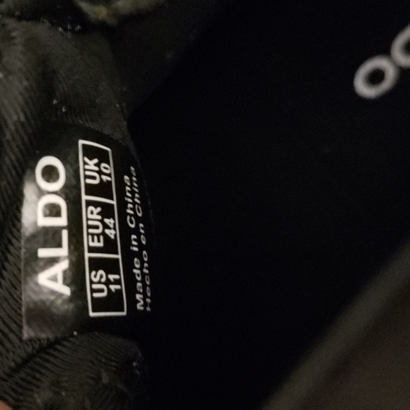 NWT Aldo Black Lousios Chelsea Rubber Boots Size 11 - Picture 6 of 12